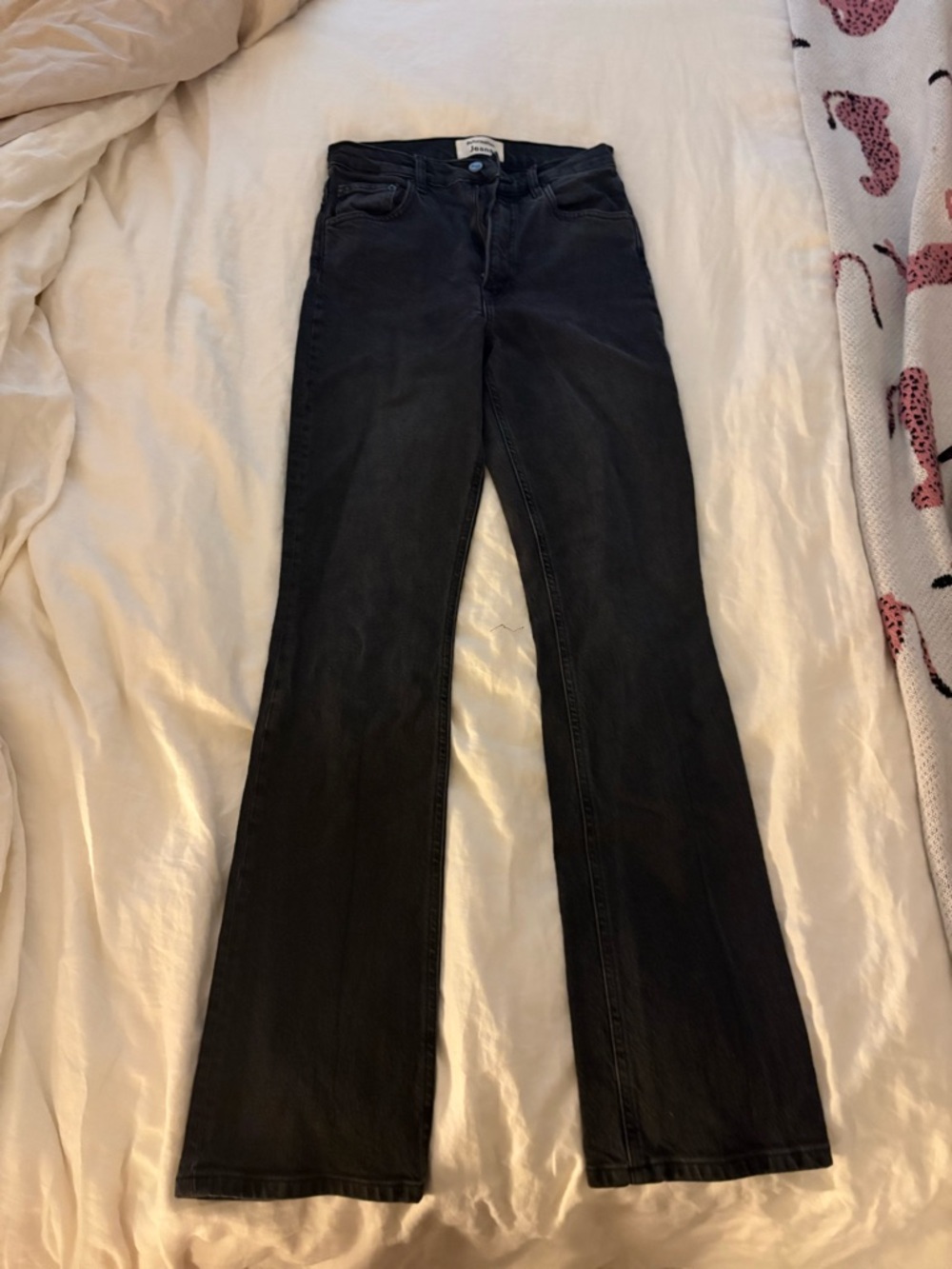 Reformation Black Bootcut Jeans